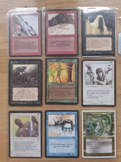Lot of 1990s MTG 'The Dark' Vintage Magic Cards - Image 2