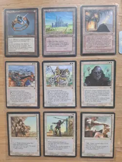 Lot of 1990s MTG 'The Dark' Vintage Magic Cards - Image 4
