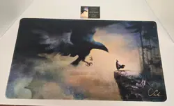 Magic the Gathering Seb McKinnon The Unanswered Call Playmat Auto COA 252/1900 - Image 1