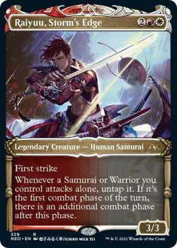 Raiyuu, Storm's Edge (Showcase) NM #329 Kamigawa: Neon Dynasty MTG - Image 1