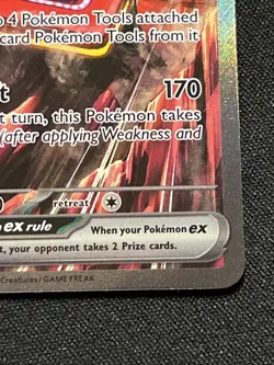 Pokemon TCG Revaroom EX Scarlet & Violet Obsidian Flames 224/197 Ultra Rare Lp - Image 3