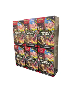 Pokemon TCG: Mega Evolution-Perfect Order Booster Bundle (6 Packs) Lot Of 6 - Image 1