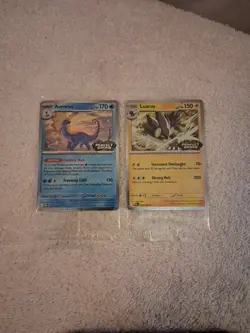 Aurorus + Luxray Cosmo SEALED Pokemon Perfect Order Stamped Promo - Image 1