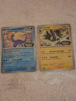 Aurorus + Luxray Cosmo SEALED Pokemon Perfect Order Stamped Promo - Image 2
