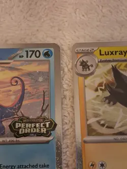 Aurorus + Luxray Cosmo SEALED Pokemon Perfect Order Stamped Promo - Image 4