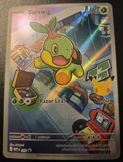 Turtwig 040 MEP Black Star Promo First Partner Illustration Collection Pokemon - Image 1