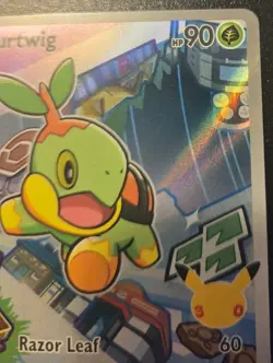 Turtwig 040 MEP Black Star Promo First Partner Illustration Collection Pokemon - Image 3