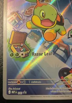 Turtwig 040 MEP Black Star Promo First Partner Illustration Collection Pokemon - Image 4