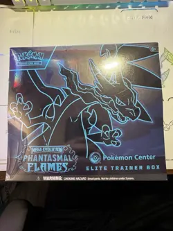 Pokemon TCG Phantasmal Flames Pokemon Center Elite Trainer Box ETB - Image 1