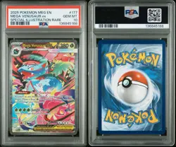 2025 Pokemon Mega Evolution Venusaur ex SIR 177 PSA 10 Gem Mint - Image 3
