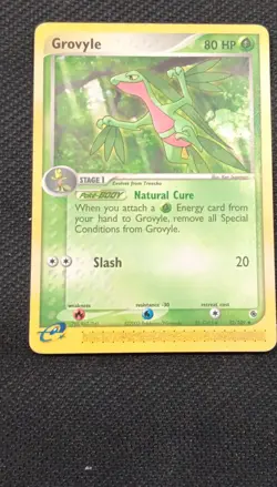 Grovyle 32/109 Pokemon TCG EX Ruby & Sapphire 2003 80 HP Stage 1 Slash - Image 1
