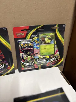 2026 Pokemon Perfect Order Booster Bundle Blister Packs Sealed - Lot Of 4 - Image 3