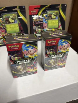 2026 Pokemon Perfect Order Booster Bundle Blister Packs Sealed - Lot Of 4 - Image 4