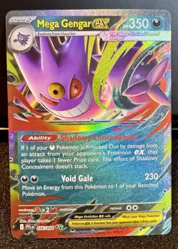 Mega Gengar ex Phantasmal Flames Holo Pokemon TCG 056/094 Ultra Rare - Image 1