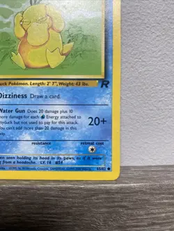 Pokemon Psyduck 65/82 1st Edition Team Rocket Common Light Play LP - Image 4