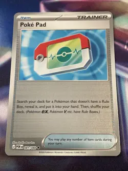 Pokemon TCG Poke Pad Item 081/088 Reverse Holo Rare Perfect Order NM/M - Image 1
