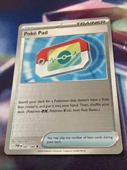 Pokemon TCG Poke Pad Item 081/088 Reverse Holo Rare Perfect Order NM/M - Image 2
