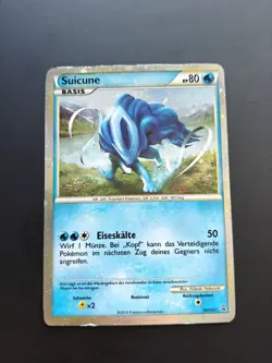 Suicune Shiny | HGSS21 Promo Holo | DE | Played | Seltene Pokemon Karte - Image 1