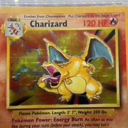 Charizard Holo - Base Set Unlimited - PG 4 - Vintage Pokemon 1999 - Image 2