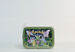 Vtg Pokemon "Gotta Catch 'Em All!" Metal Tin Box w/Charm Scyther, Butterfree - Image 4