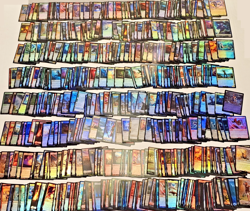 MTG Final Fantasy Huge Lot of Foil Cards + Storage Box! From Collector Packs! - Image 1