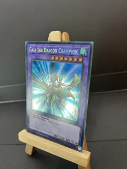 LOB-EN125 Gaia the Dragon Champion Secret Rare 25th Anniversary Ed YuGiOh Minty - Image 2