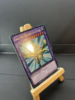 LOB-EN125 Gaia the Dragon Champion Secret Rare 25th Anniversary Ed YuGiOh Minty - Image 3