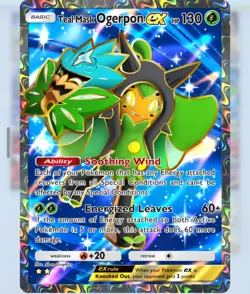 [FAST] Pokemon TCG Pocket - Teal Mask Ogerpon Ex FA Full Art 2⭐Card Eng DEAL - Image 1