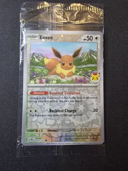 Pokemon TCG Eevee Pokemon Day 2025 Stamped Sealed Promo Card 074/131 - Image 1