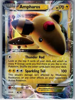 Ampharos EX 27/98 XY - Ancient Origins - Pokemon Card - LP - Image 1