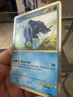 Pokemon TCG • Suicune (Shiny) • Black Star Promo HGSS21 • Trading Card - Image 2