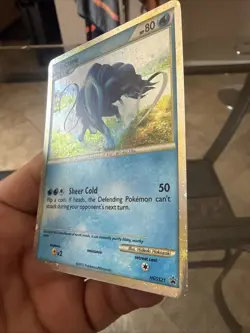 Pokemon TCG • Suicune (Shiny) • Black Star Promo HGSS21 • Trading Card - Image 3