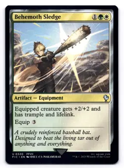 Behemoth Sledge NM Commander: Final Fantasy 0320 MTG Regular - Image 1