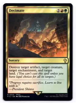 Decimate NM Commander: Final Fantasy 0323 MTG Regular - Image 1