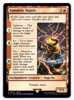 Summon: Kujata NM Commander: Final Fantasy 0061 MTG Regular - Image 1