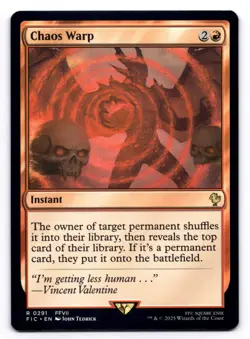 Chaos Warp NM Commander: Final Fantasy 0291 MTG Regular - Image 1