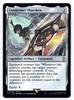 Conformer Shuriken NM Commander: Final Fantasy 0098 MTG Regular - Image 1