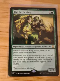 MTG The Earth King 0172 Avatar: the Last Airbender M/NM Free UK P&P - Image 1