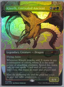 Klauth, Unrivaled Ancient [New, Near Mint] *Foil* {Dungeons & Dragons SLD} - Image 1