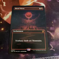 Blood Moon (Anime Borderless) Wilds of Eldraine: Enchanting Tales Regular - Image 1