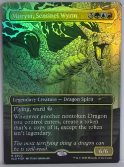 Miirym, Sentinel Wyrm [New, Near Mint] *Foil* {Dungeons & Dragons SLD} - Image 1