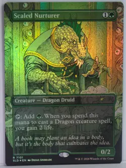 Scaled Nurturer [New, Near Mint] *Foil* {Dungeons & Dragons SLD} - Image 1