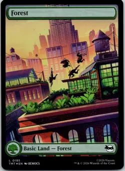 Forest (0195) L Teenage Mutant Ninja Turtles 195 NM - Image 1