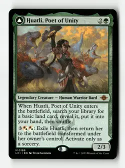 Huatli, Poet of Unity // Roar of the Fifth People - #189 - LCI Double-Sided - MT - Image 1