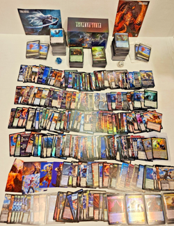 MTG Final Fantasy Huge Lot of Foil Cards + Gift Bundle Promos/Box/Dice + Bulk - Image 1