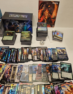 MTG Final Fantasy Huge Lot of Foil Cards + Gift Bundle Promos/Box/Dice + Bulk - Image 4
