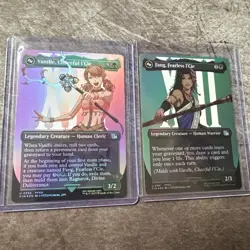 Final Fantasy Fang Fearless L'Cie and Vanille Cheerful L'Cie NM Borderless Foil - Image 1