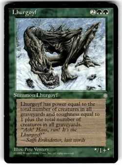 MTG Ice Age - Lhurgoyf - #252 - LP - Image 1