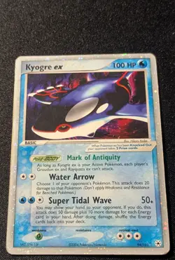 Pokemon EX HIDDEN LEGENDS - #94/101 Kyogre ex - Ultra Rare Holo - ENG - HP/DMG - Image 4