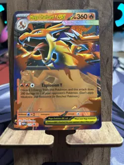 Pokemon TCG Mega Charizard Y ex MEP 030 - Black Star Promo - NM - Image 1